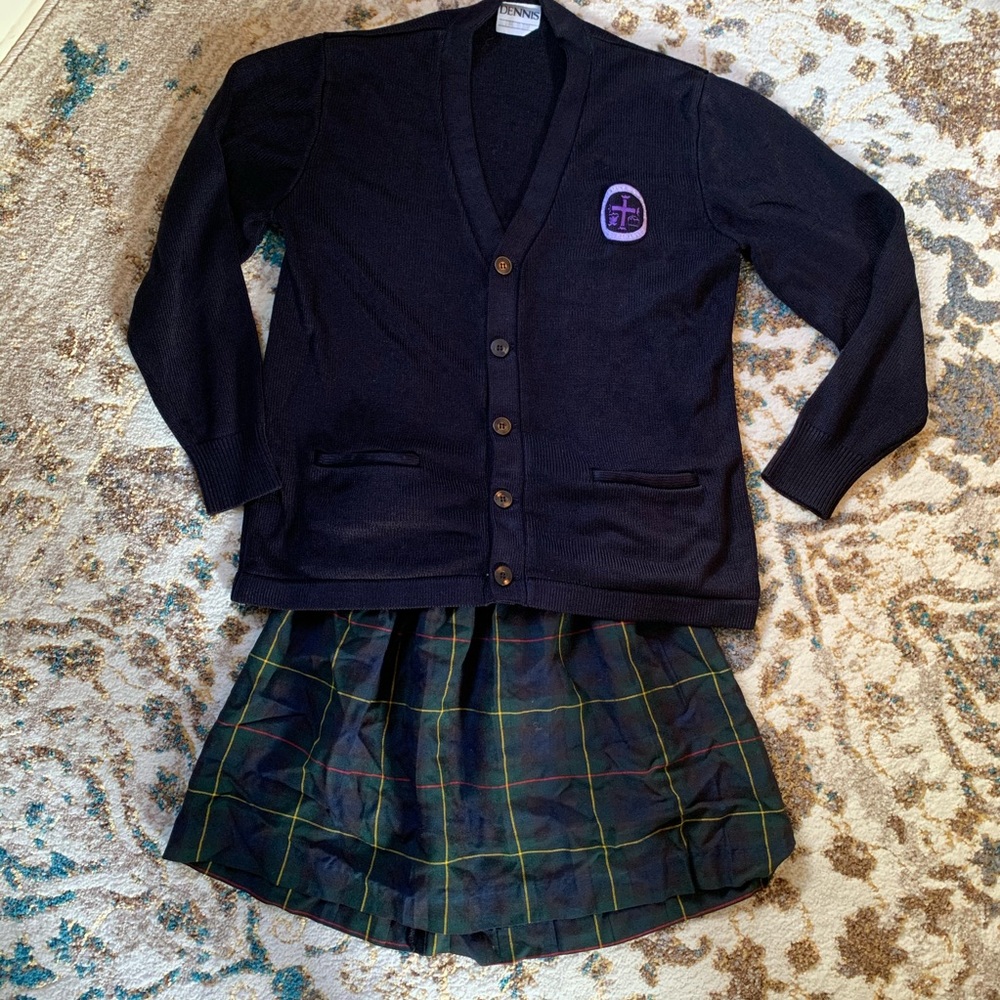 Authentic Catholic School Girl Cardigan